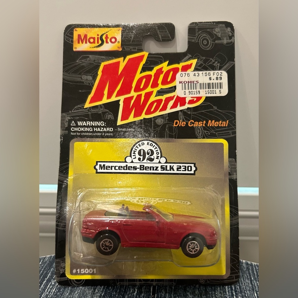 Vintage Maisto Mercedes SLK 230 Die Cast